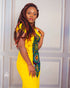 MAKENA Shift African Print Ankara Dress