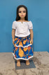 BAABY Ankara Kids Double Layer Flare Skirt and Top Set