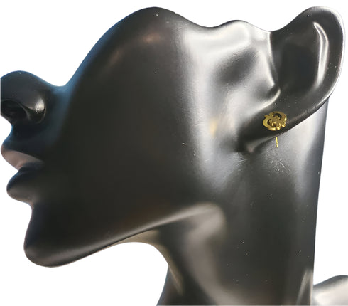 Gye Nyame small Traditional minimalist Aunthentic Earrings