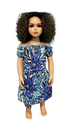 BAABA ANKARA KIDS FLARE SKIRT AND BLOUSE SET