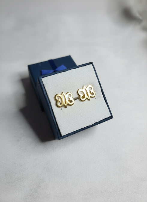 Endurance HYE WON HYE Adinkra Stud Earrings – African Stainless Steel Jewelry for Women