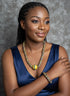 Aboagyewaa African Ceremonial Necklace and bracelet set - Unisex