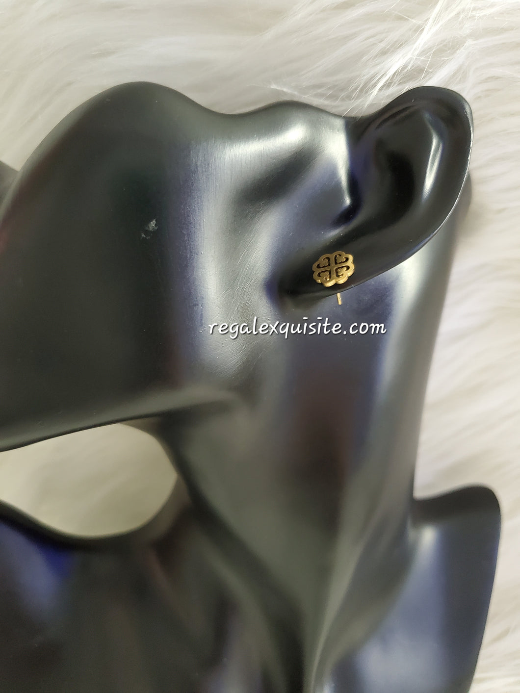 Divine Adinkra 'Nyame Dua' Stud Earrings