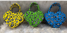 Load image into Gallery viewer, Batik Bliss Heart-Shaped Tote
