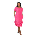 ZAIDA African Print Handmade Shift Double Sister Flare Dress