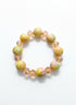 SADIYA Pastel Marble Beaded Hand Bracelet with Crystal Accents – Handmade Women’s Jewelry