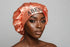 NAWOTWE ABENA Days of the Week African Names Satin Bonnet Hair Accessory with Adjustable Tie Back - Tuesday