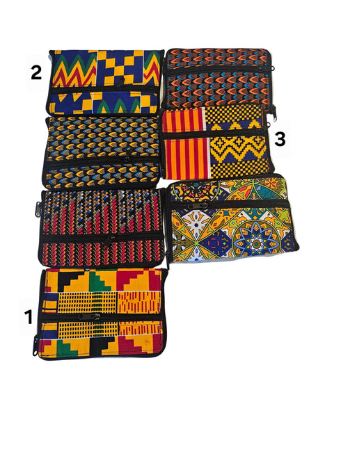 HERITAGE SHIFT Convertible Kente African Print Ankara Tote Bag