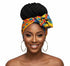 Adepa tie-on Ankara Headwrap/ Headpiece scarf - one-yard duku