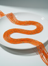 Odehyie Orange Class Waist Beads - Ahyenie