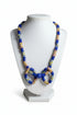 KUKUA Kids Babies Royal Handmade African Bead 3-Piece Set - Royal Blue