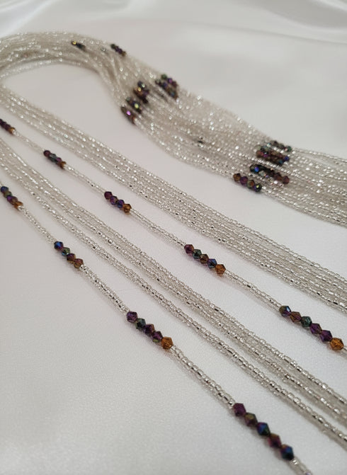 Shades of Gray  Waist Beads - Ahyenie