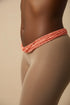 Lom Na Va Duo Waist Beads  - Orange & White Ahyenie