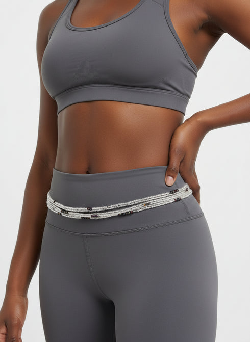 Shades of Gray  Waist Beads - Ahyenie