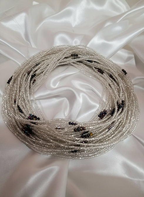 Shades of Gray  Waist Beads - Ahyenie
