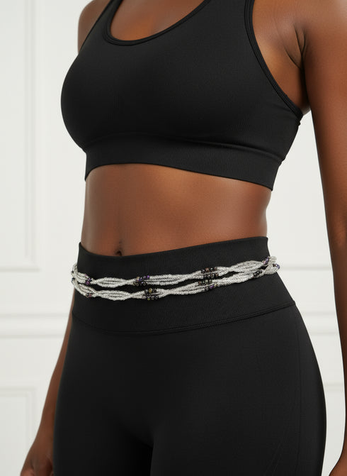 Shades of Gray  Waist Beads - Ahyenie
