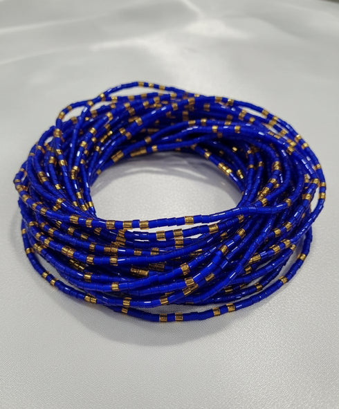 Odehyie Blue Class Waist Beads - Ahyenie