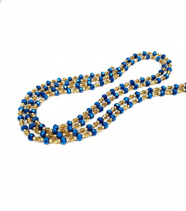 Ayana Blue Embellishment Waist Beads - Ahyenie