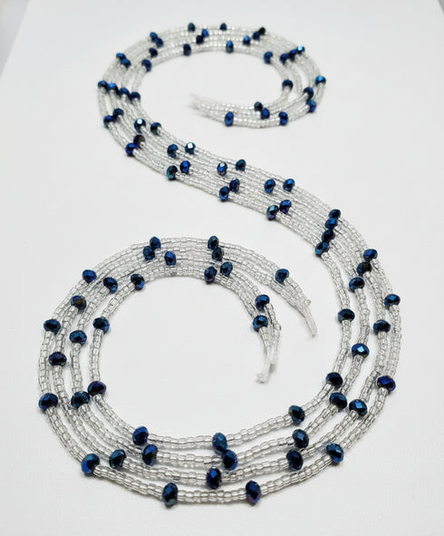 Mandisa Dark Purple Waist Beads