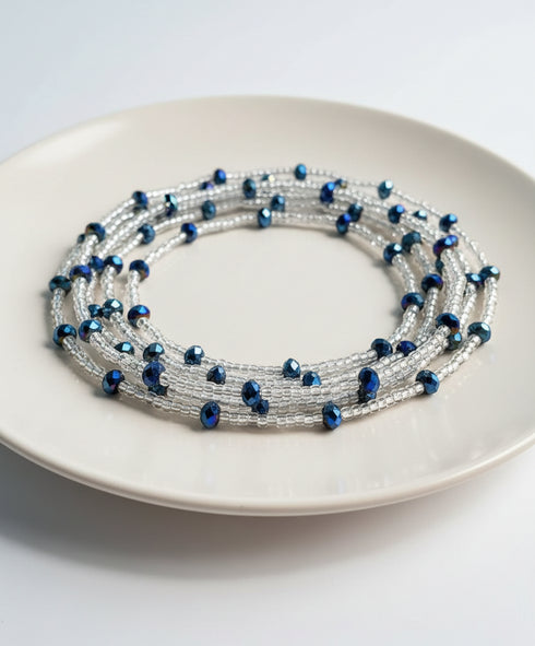 Mandisa Dark Purple Waist Beads