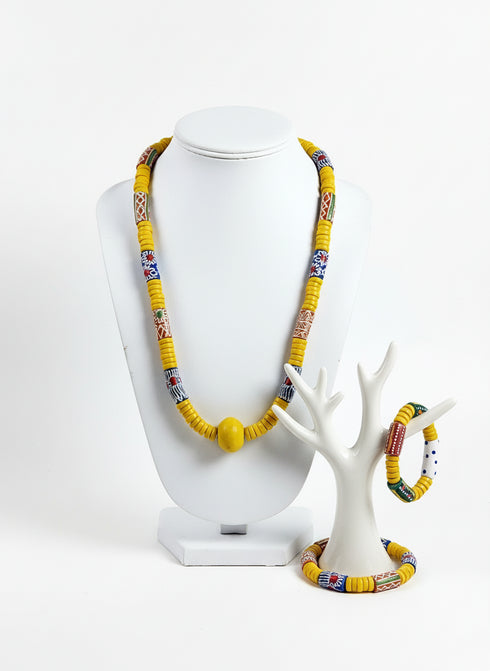 KUKUA Kids Babies Royal Handmade African Bead 3-Piece Set