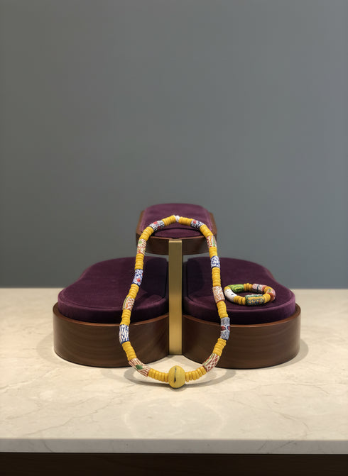 KUKUA Kids Babies Royal Handmade African Bead 3-Piece Set