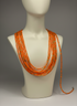 Odehyie Orange Class Waist Beads - Ahyenie