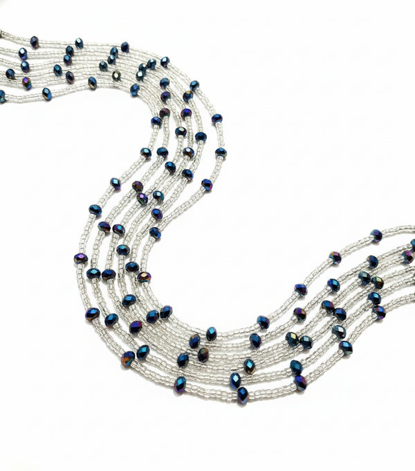 Mandisa Dark Purple Waist Beads