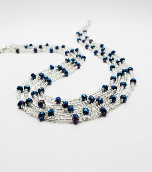 Mandisa Dark Purple Waist Beads