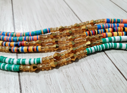 Azalee Multicolored Waist Beads