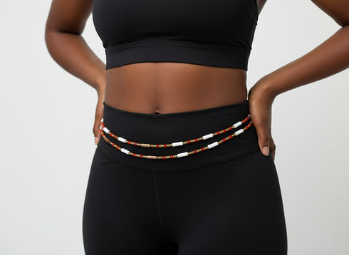 Nsroma Orange Waist Beads - Ahyenie