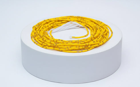 Odehyie Yellow Class Waist Beads - Ahyenie