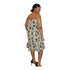 GOLDIER Sleeveless Flare Midi Dress With Flared Hem