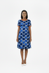 ARIELLE Ankara Print Women Short Sleeve Shift Dress, African Print Mini Dress, Casual Ankara Dress for Women in Different Prints