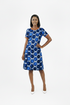 ARIELLE Ankara Print Women Short Sleeve Shift Dress, African Print Mini Dress, Casual Ankara Dress for Women in Different Prints