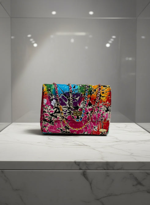 Abara Vividfest Ankara/African Print / Clutch / Batik/Adire Handbag for Women