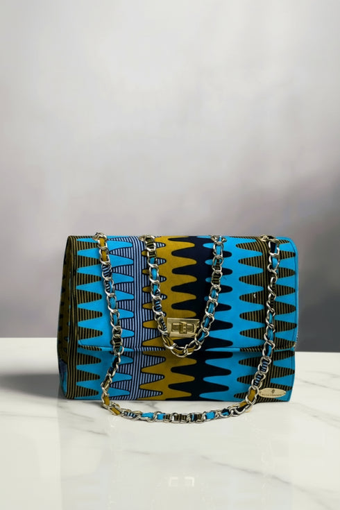 Abara Vividfest Ankara/African Print / Clutch / Batik/Adire Handbag for Women