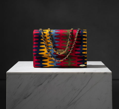 Abara Vividfest Ankara/African Print / Clutch / Batik/Adire Handbag for Women