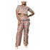 Abeni Women's Ankara/African Print Pant and Top Two-Piece Set