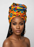 Adepa tie-on Ankara Headwrap/ Headpiece scarf - one-yard duku