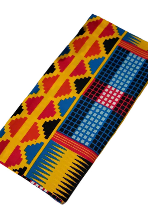 Adepa tie-on Ankara Headwrap/ Headpiece scarf - one-yard duku