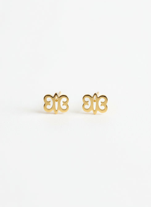 Endurance HYE WON HYE Adinkra Stud Earrings – African Stainless Steel Jewelry for Women