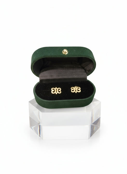 Endurance HYE WON HYE Adinkra Stud Earrings – African Stainless Steel Jewelry for Women