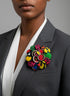 AfriGlam Button Brooch