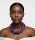 African Splendor Braided Ankara Necklace