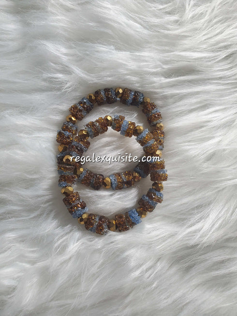 Amina Beads Bracelet-brown-3