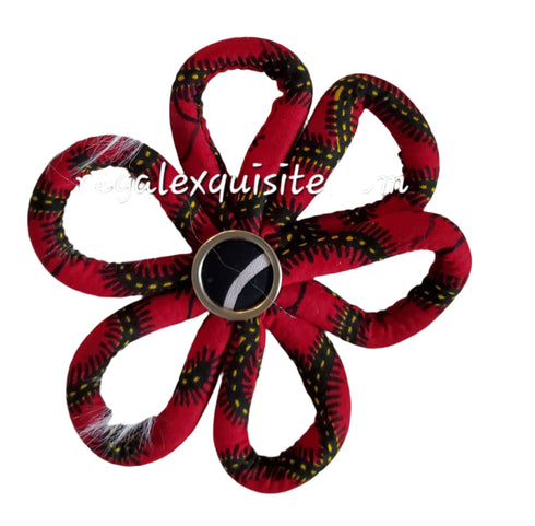 Ankara Bloom Hair Clip
