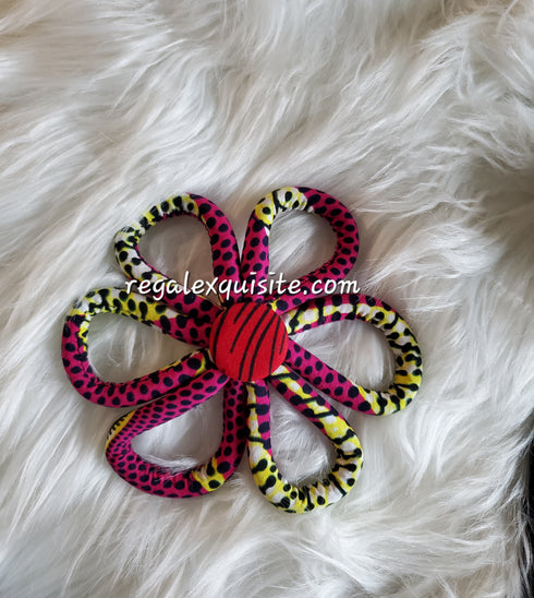 Ankara Bloom Hair Clip