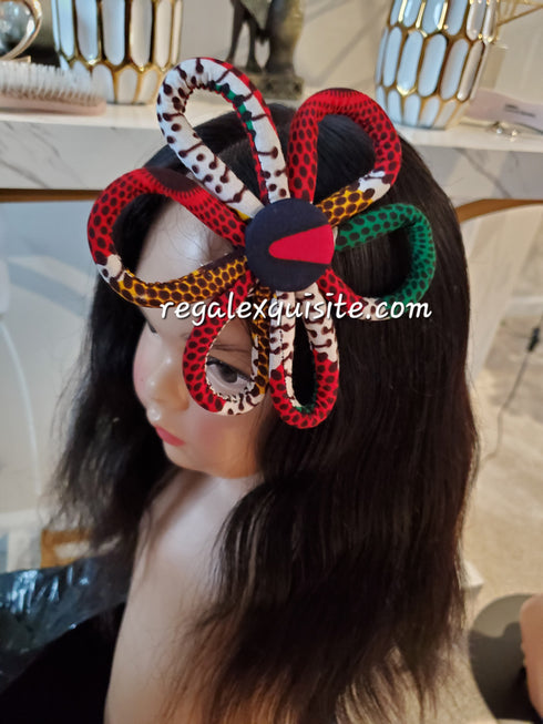 Ankara Bloom Hair Clip