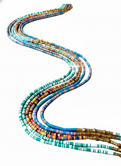 Azalee Multi-colored Waist Beads